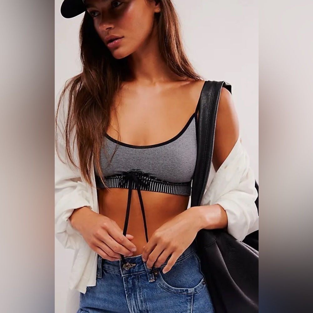 *NWOT* Free People Candy Ribbon Bralette